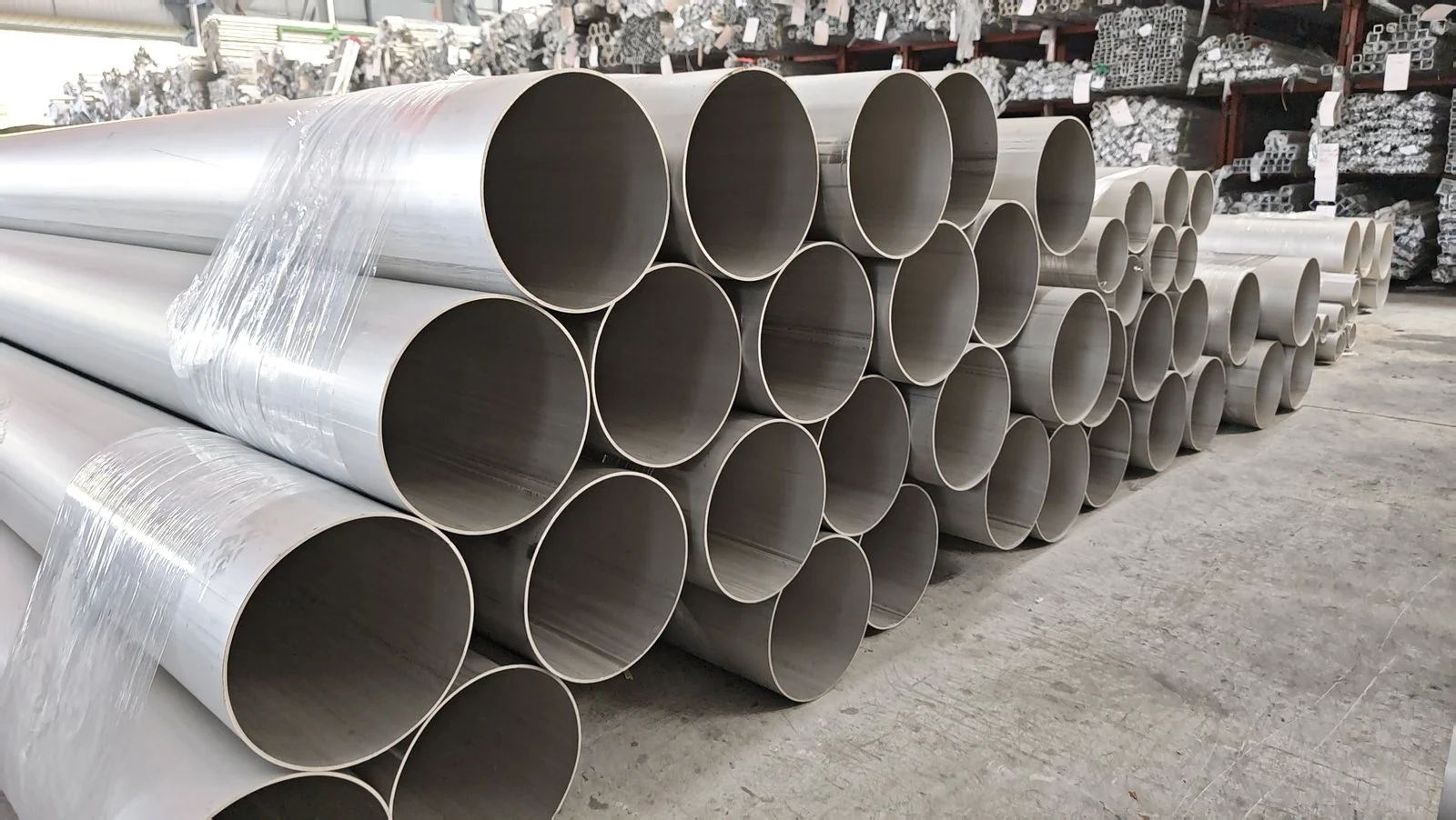 large diameter stainless steel round tube