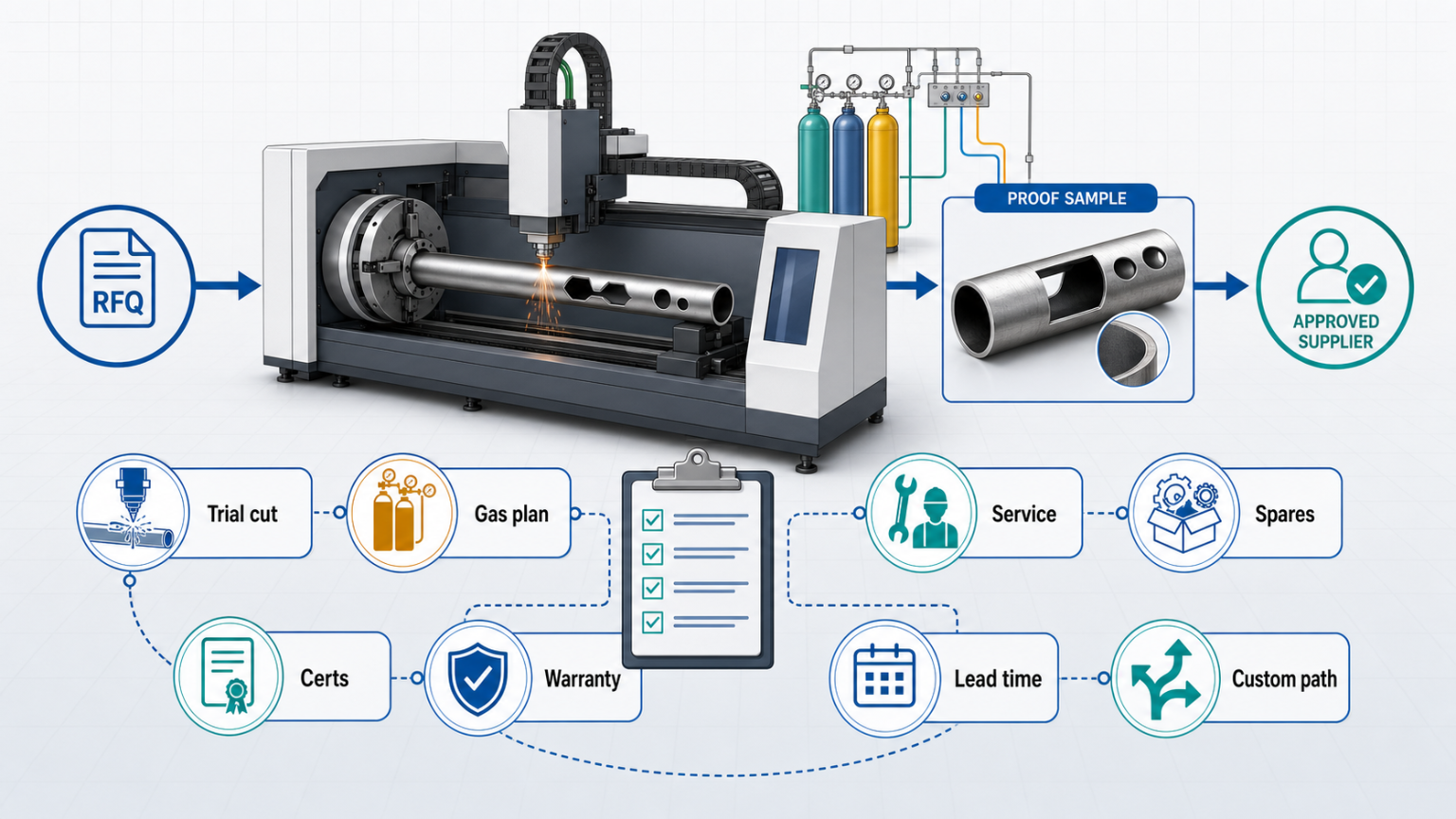 laser cutter supplier checklist