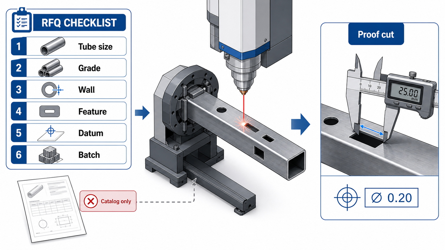 tube laser RFQ checklist