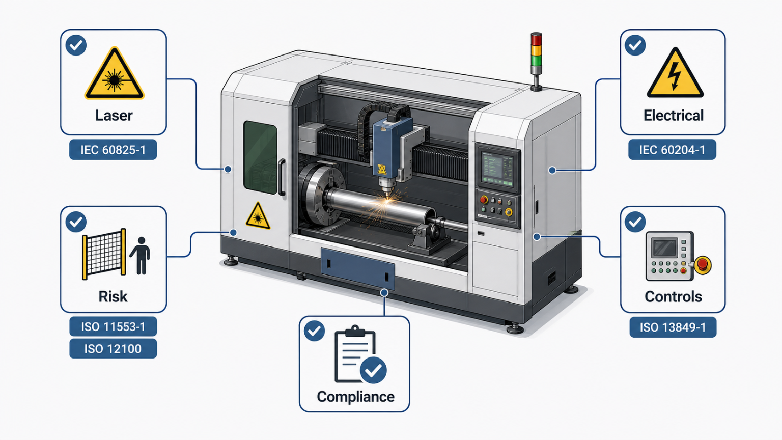 laser tube cutter safety standards