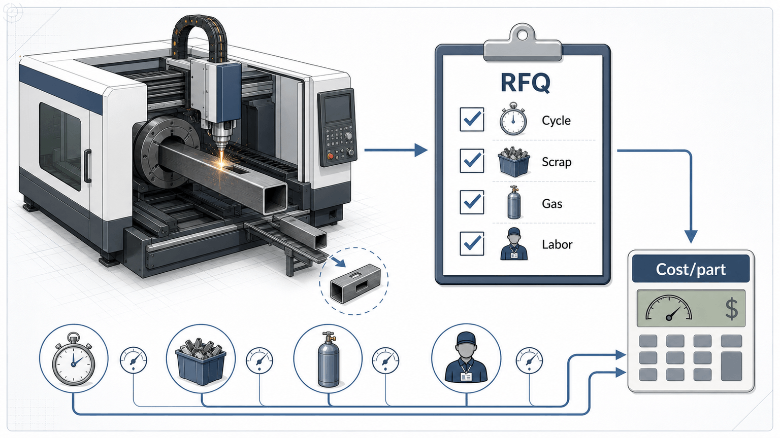 laser tube cutter RFQ checklist