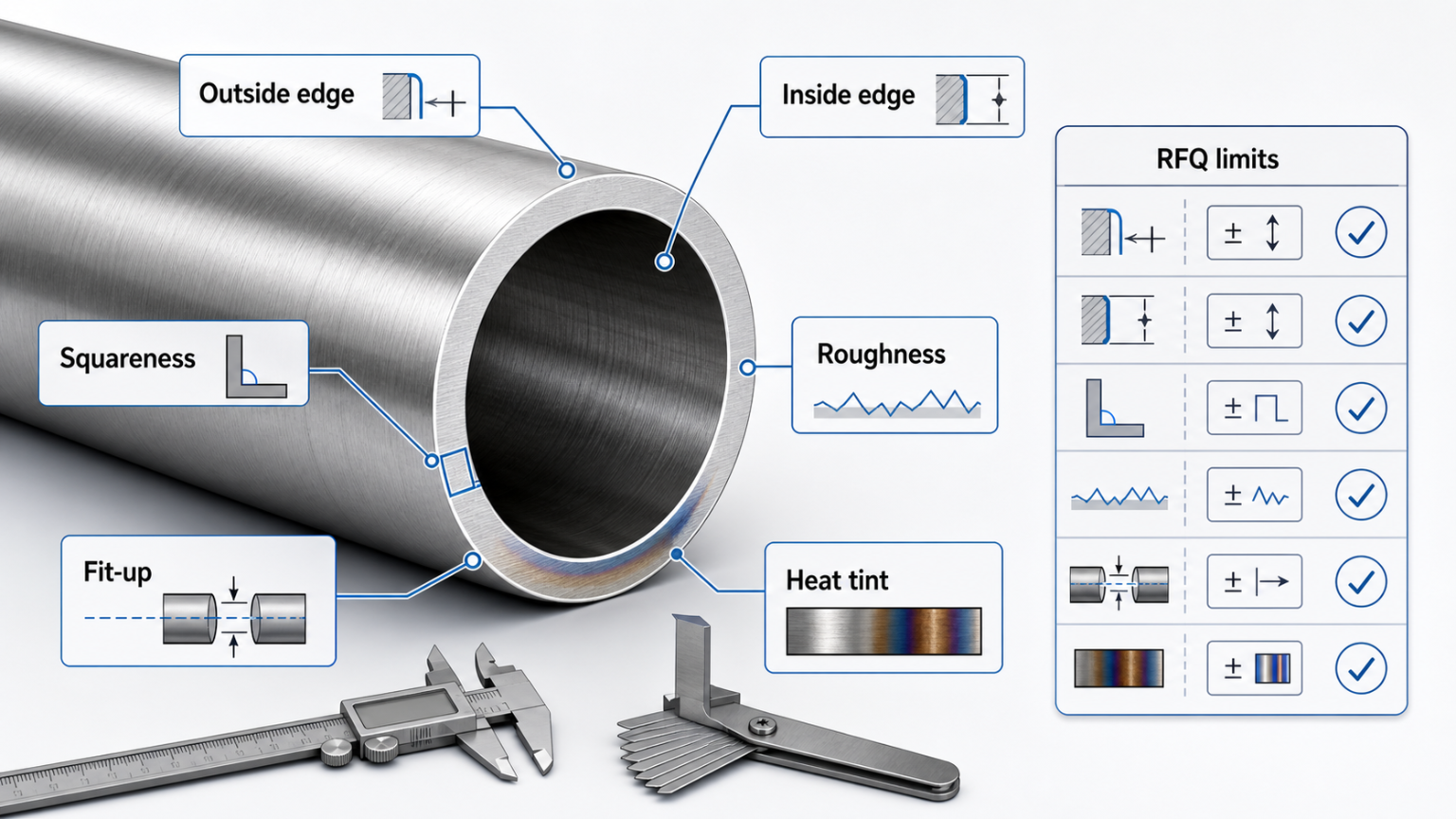 stainless tube inspection