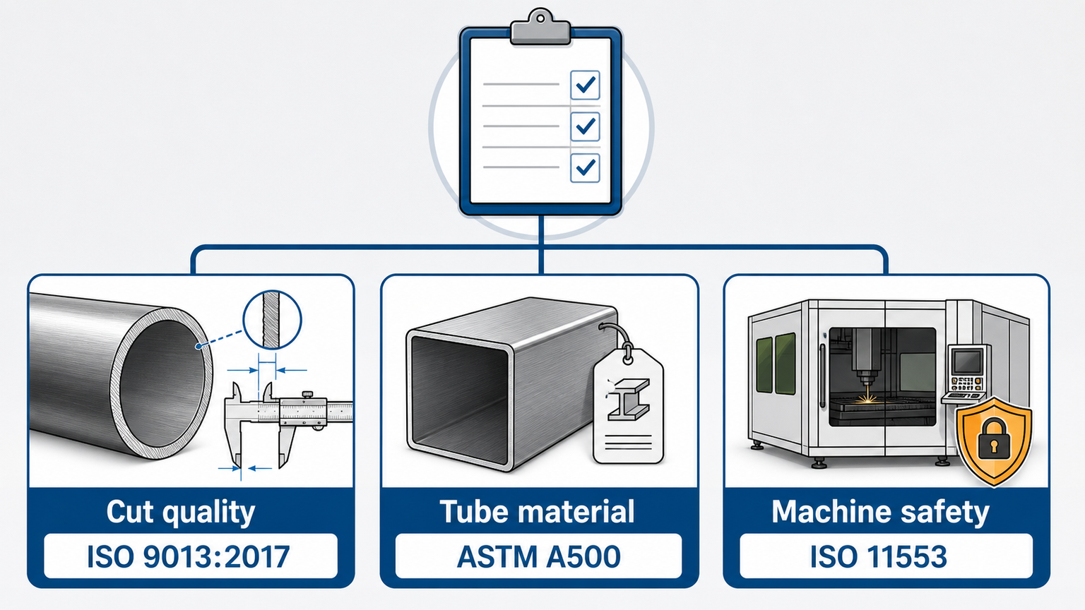 laser cutting standards checklist