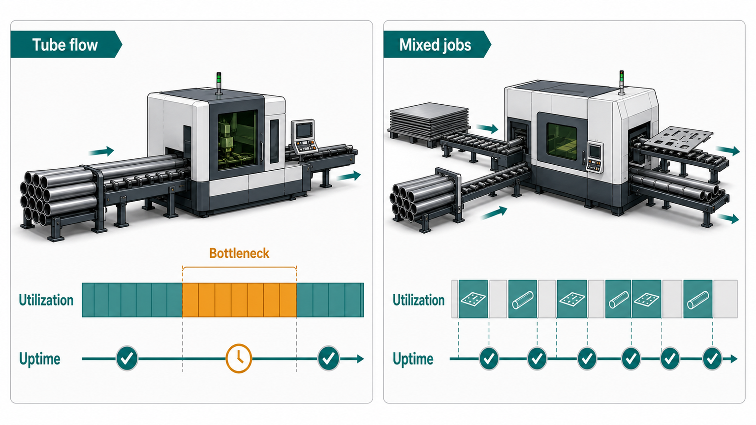 machine uptime planning