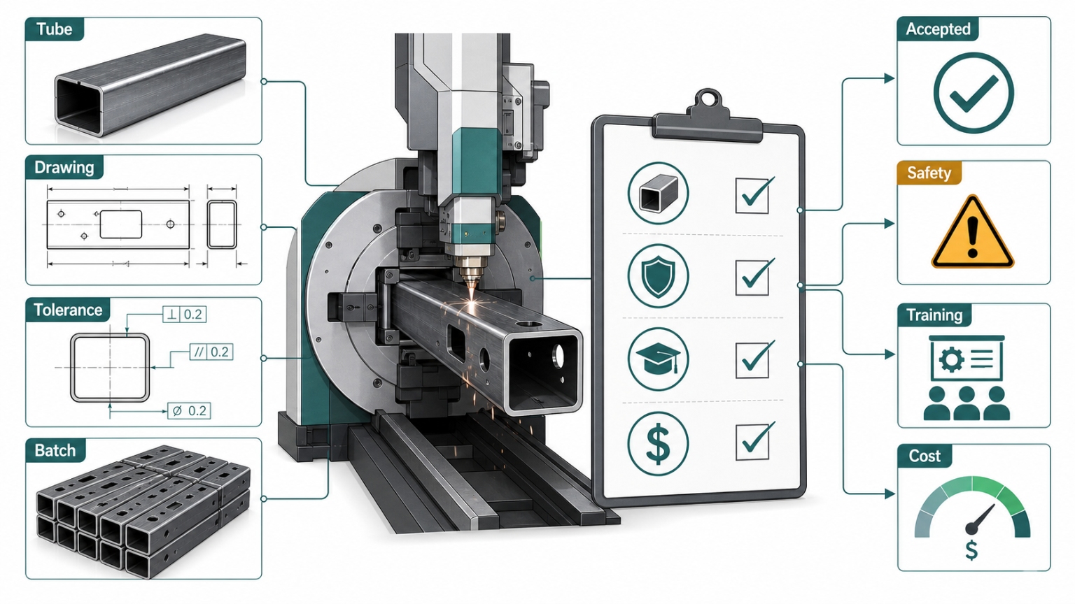 tube laser specs checklist