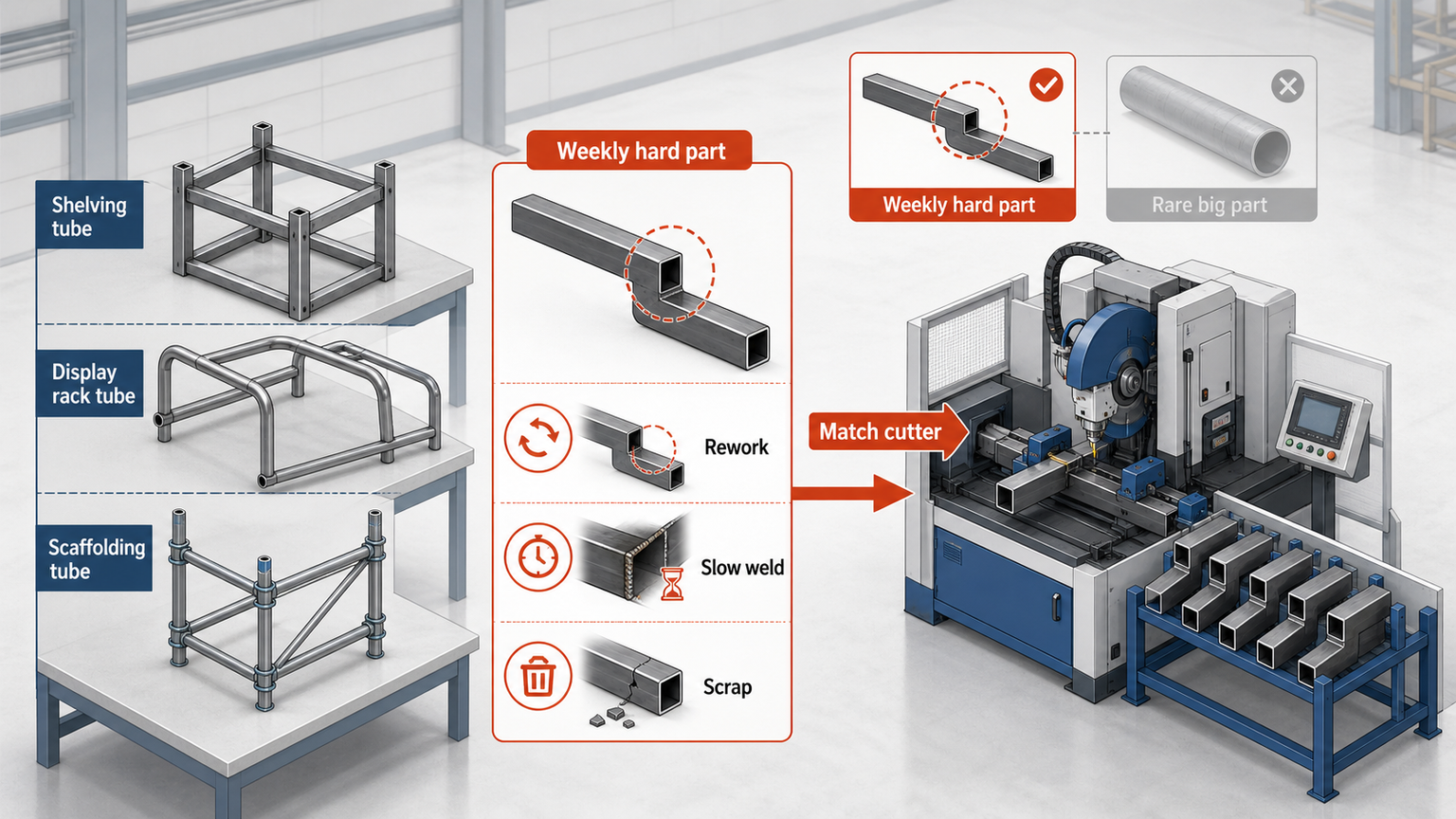 tube cutter use case matching