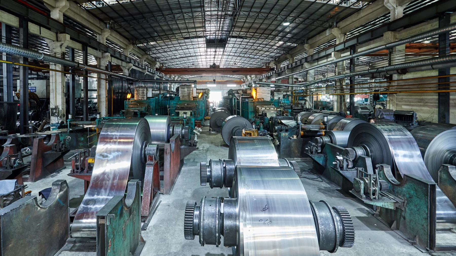 Stainless steel foil bright annealing furnace modules