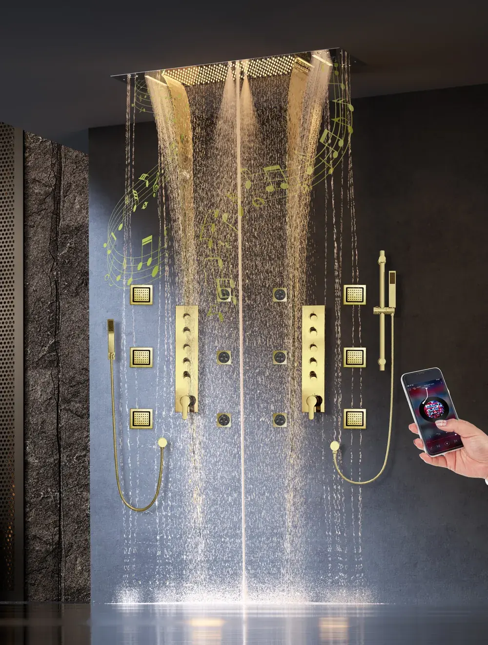 Fantasy Rain Paradise B, 1200 × 400 mm, catalogue configuration on page 52