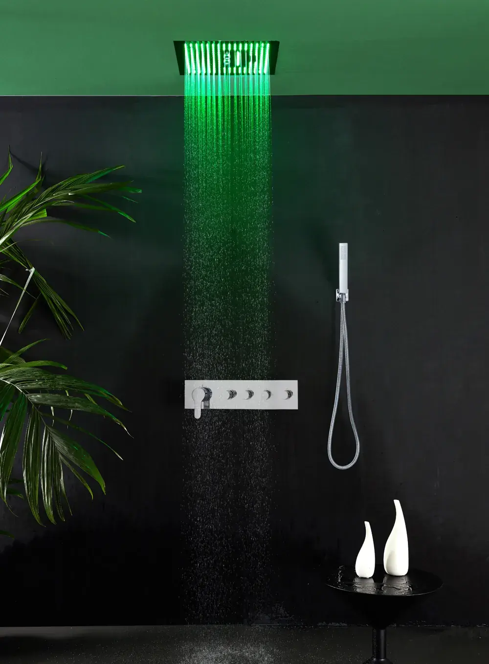 YW-S17 shower configuration, 400 × 400 mm, catalogue page 125