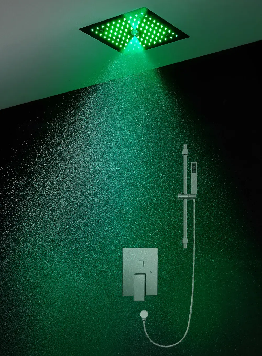 Meteor collection shower configuration, 300 × 300 mm, catalogue page 134