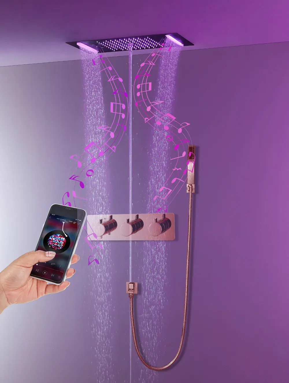 YW-S09 shower configuration, 600 × 300 mm, catalogue page 89