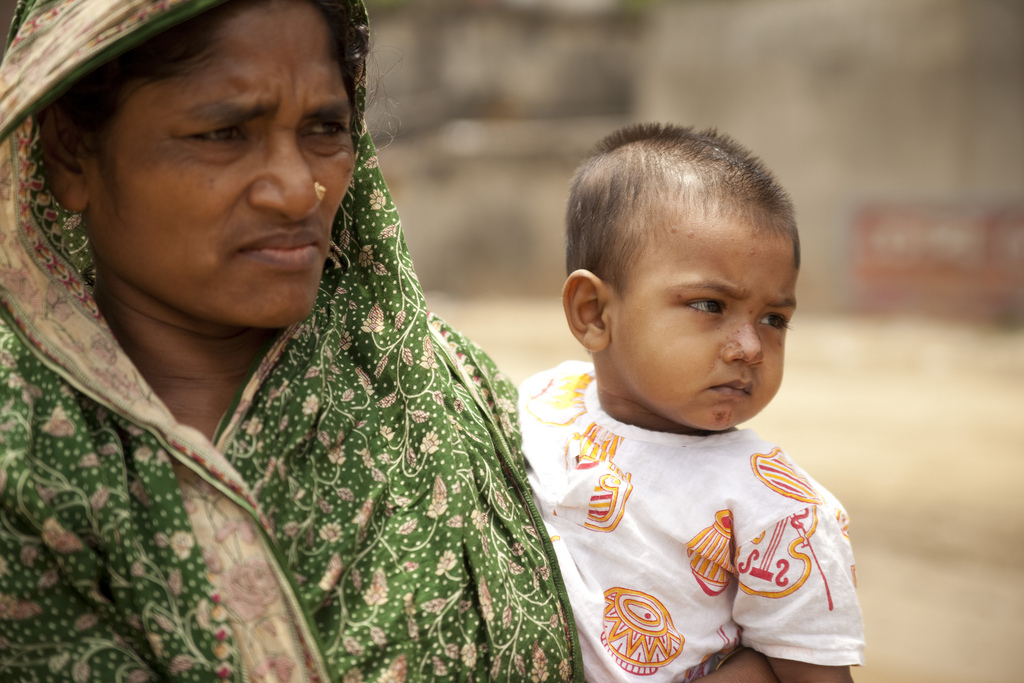 Woman and child in Bangladesh