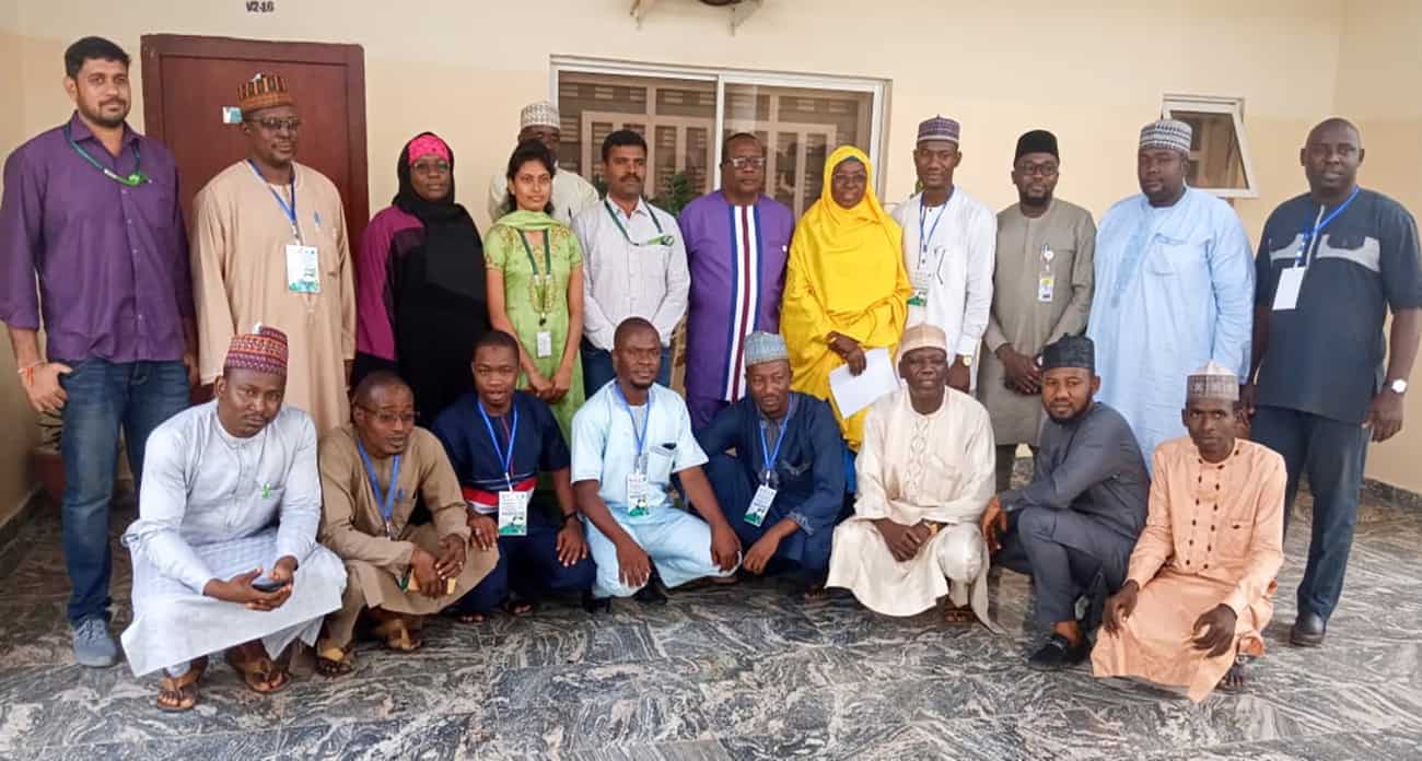 Participants of the international course on remote sensing, at the Centre for Dryland Agriculture, Bayero University (CDA-BUK), Kano. Photo: CDA-BUK