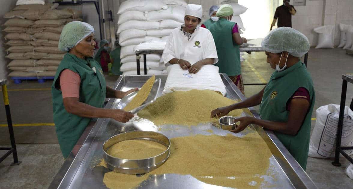 Millet processing facility at Terra Green, a millet enterprise