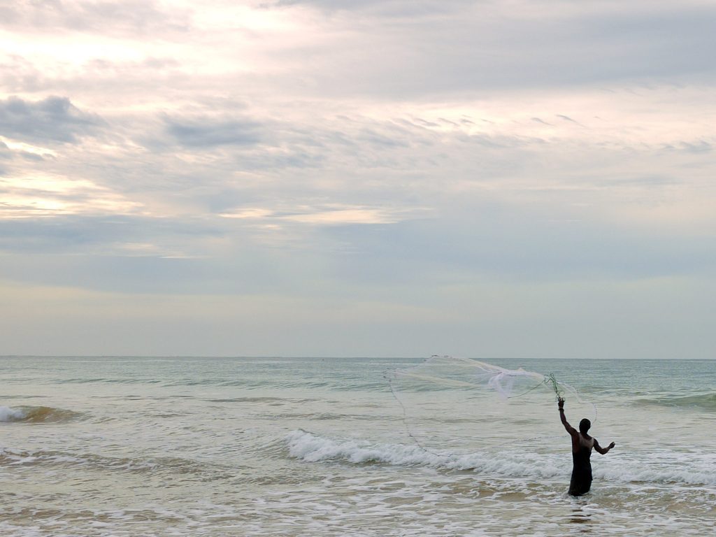 Coastal fishing. Photo by Cambria Finegold, 2010.