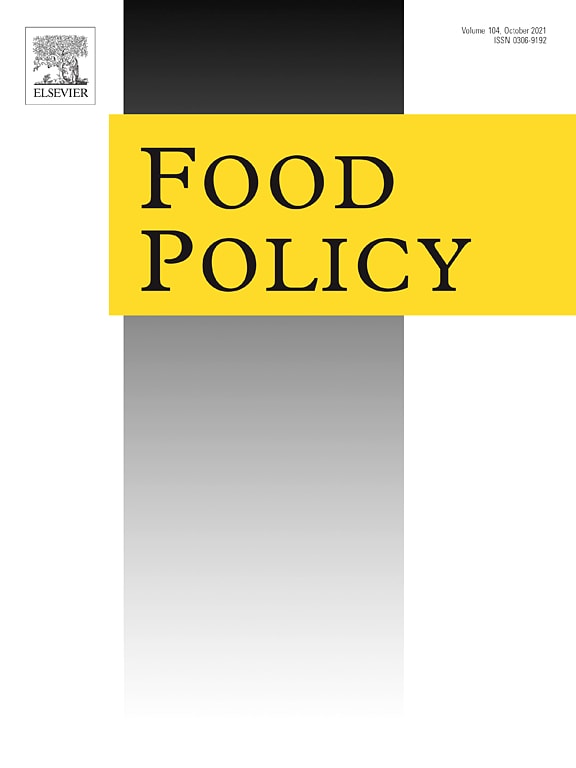 Food policy journal cover