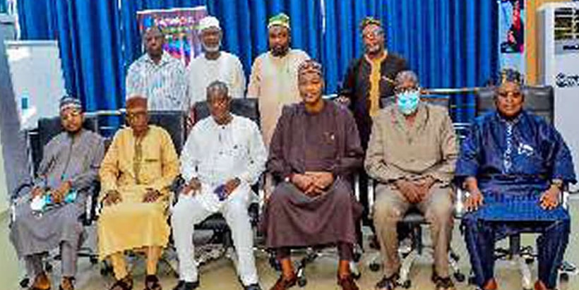 The IITA-Kano delegation with BUK Vice-Chancellor, Prof Sagir Adamu Abbas