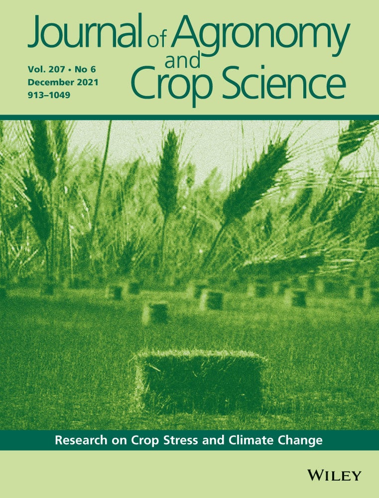 Journal of Agronomy and Crop Science cover