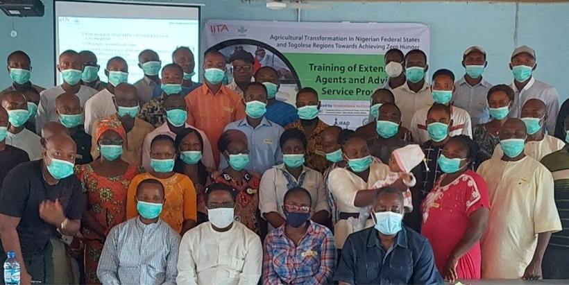 Zero Hunger Project team with Extension Agents in Benue State, VCDP team and Staff of the Ministry of Agriculture.