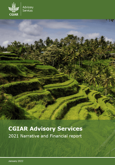 CGIAR Advisory Services: 2021 Narrative and Financial Report