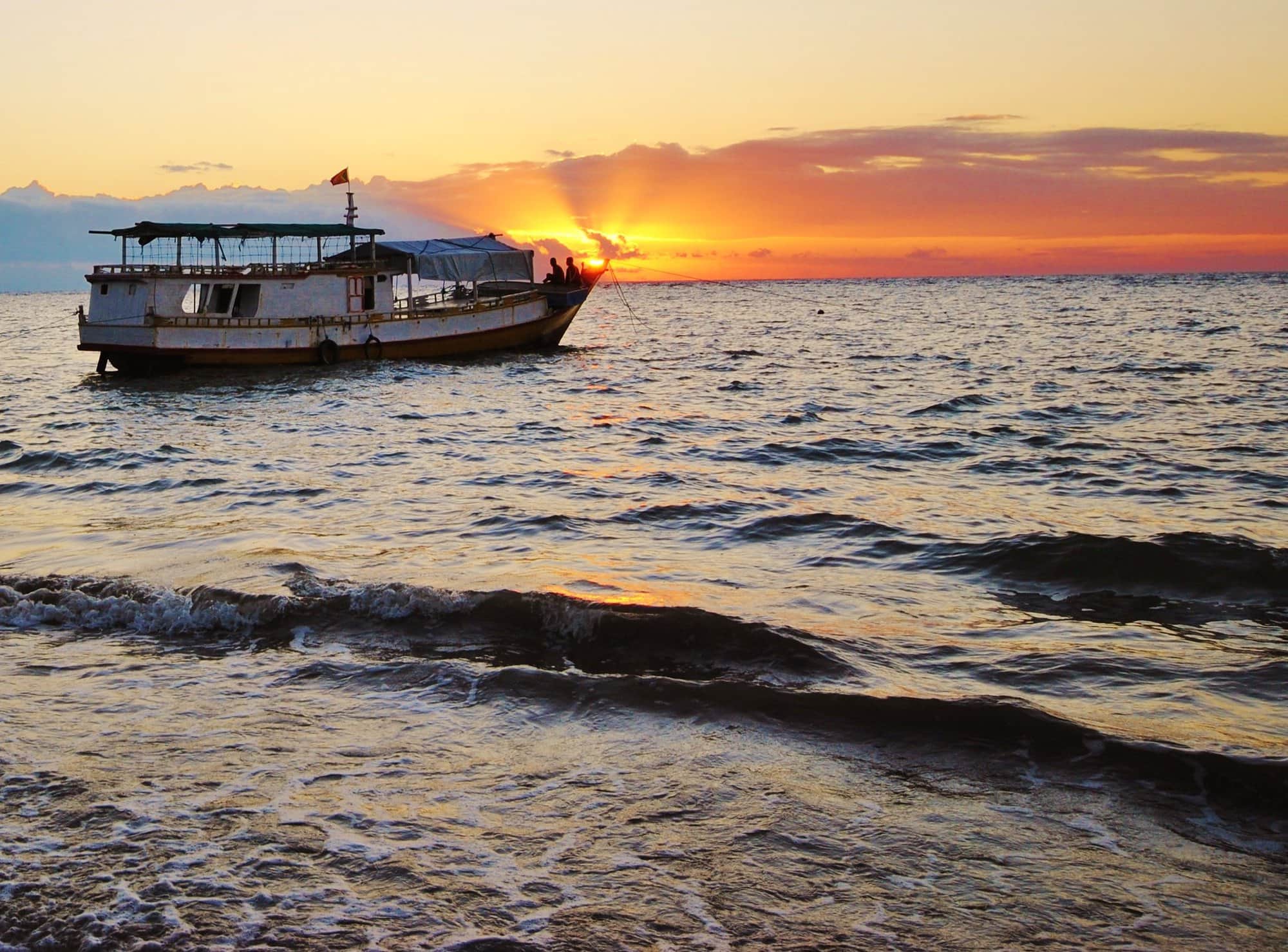 Fishing boat in Timor Leste. Photo by Jennifer King