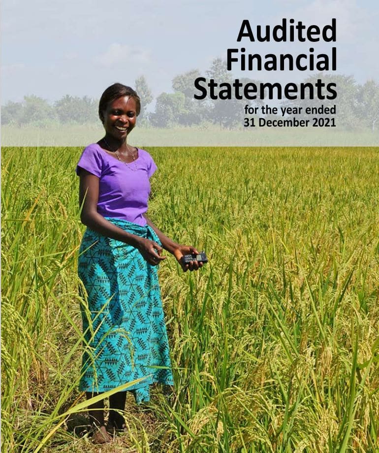 2021 AfricaRice Audited Financial Statements