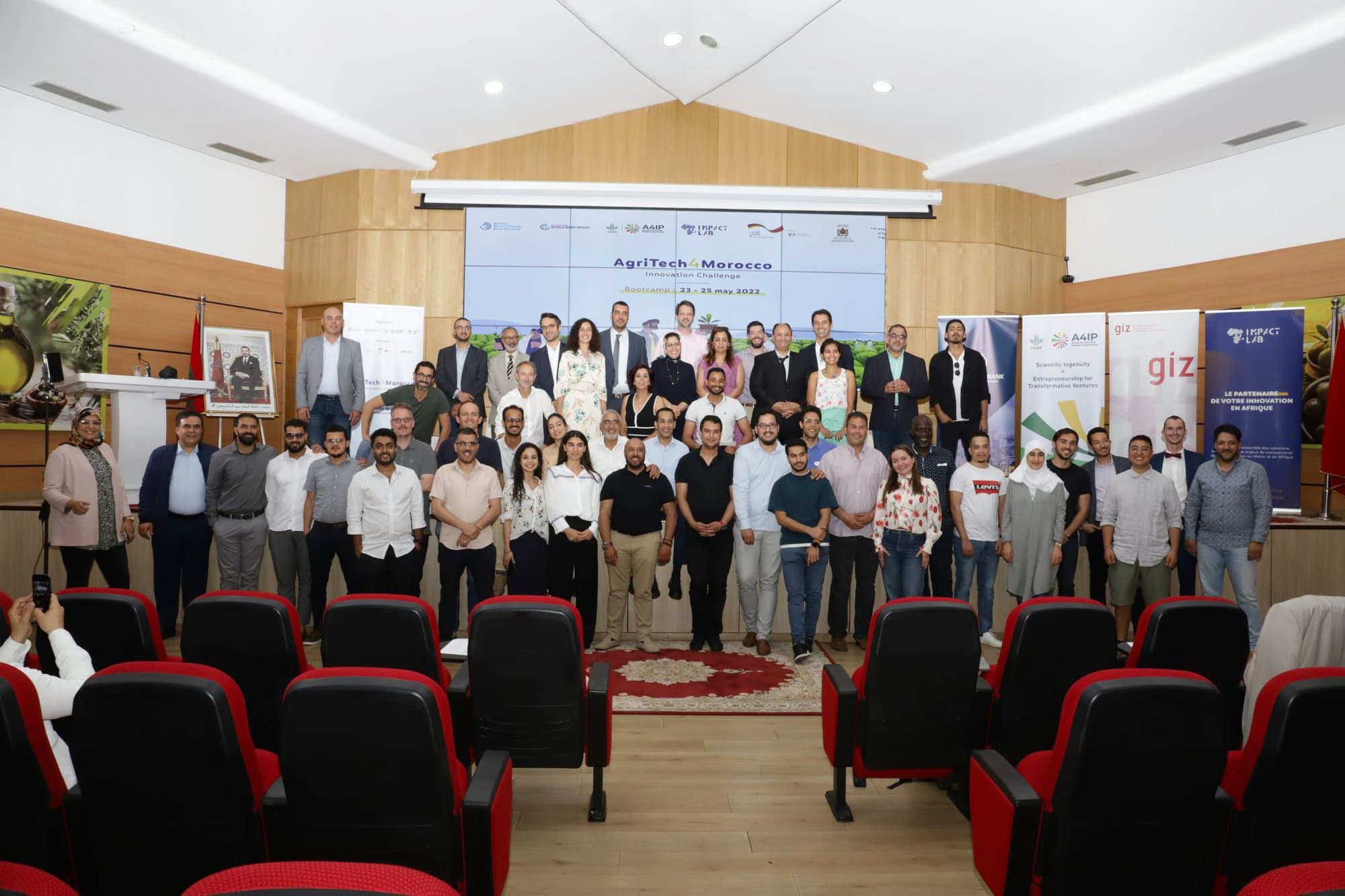 Participants at the AgriTech4Morocco innovation challenge bootcamp