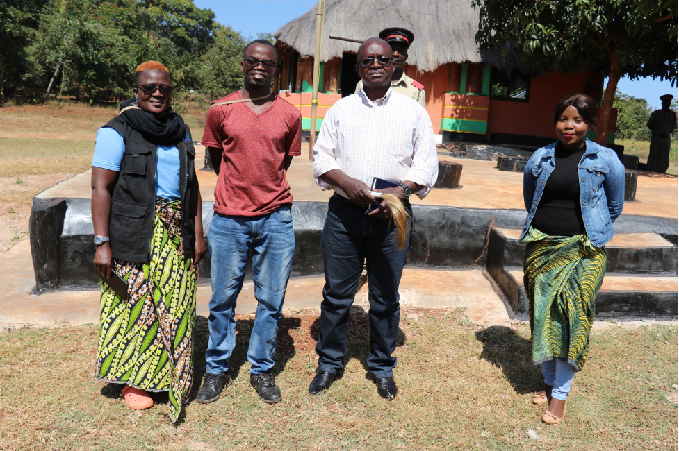 Chief Lumpuma of Lufwanyama District in the Copperbelt Province