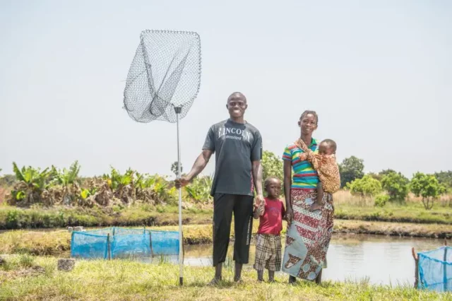 Smallholder fish farmers in Zambia