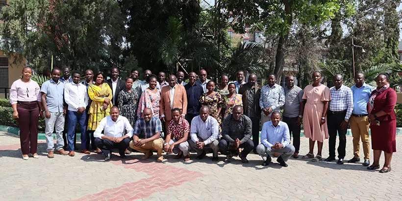 The Muhogo Bora (MB) project workshop participants. Photo: IITA/H. Rashid