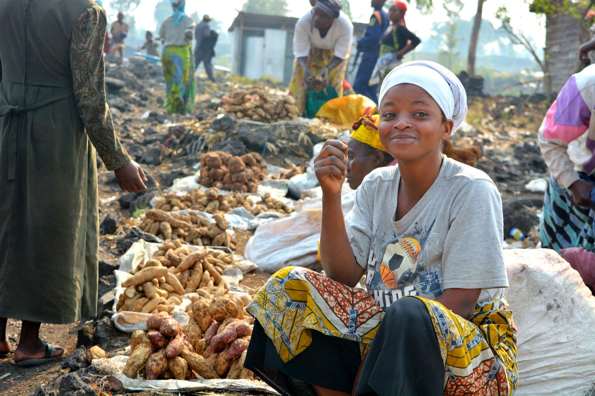 Joint UN-AU High Level Delegation Visits IDP Camp in DRC