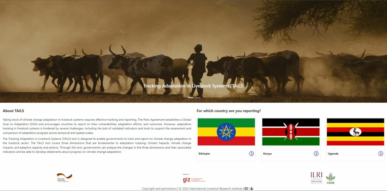 A closer look at Adaptation Access Livestock