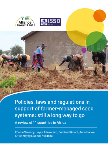 Policies laws and regulations in support of farmer-managed seed systems