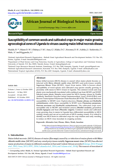 Susceptibility-of-common-weeds-and-cultivated-crops-in-major-maize-growing-agroecological-zones-of-Uganda-to-viruses-causing-maize-lethal-necrosis-disease