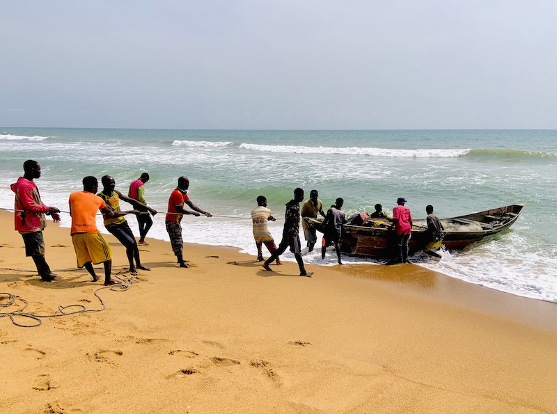 The Asia-Africa BlueTech Superhighway project will test and scale innovative climate-resilient and nature-positive solutions to strengthen coastal food security in Africa and Asia. Photo by Afeez Olumide Garuba.