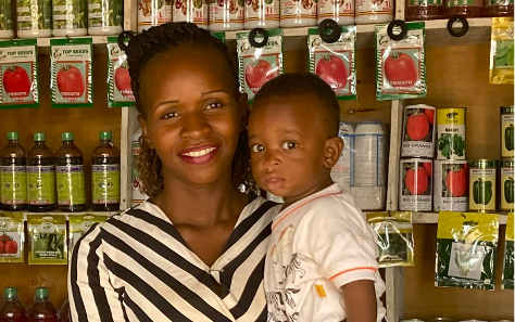 Uganda shopkeeper