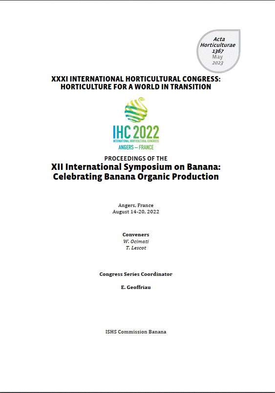 Assessment of agronomic practices in banana-coffee and banana-cacao systems in Eastern Democratic Republic of Congo – an entry point for sustainable and diversified organic systems