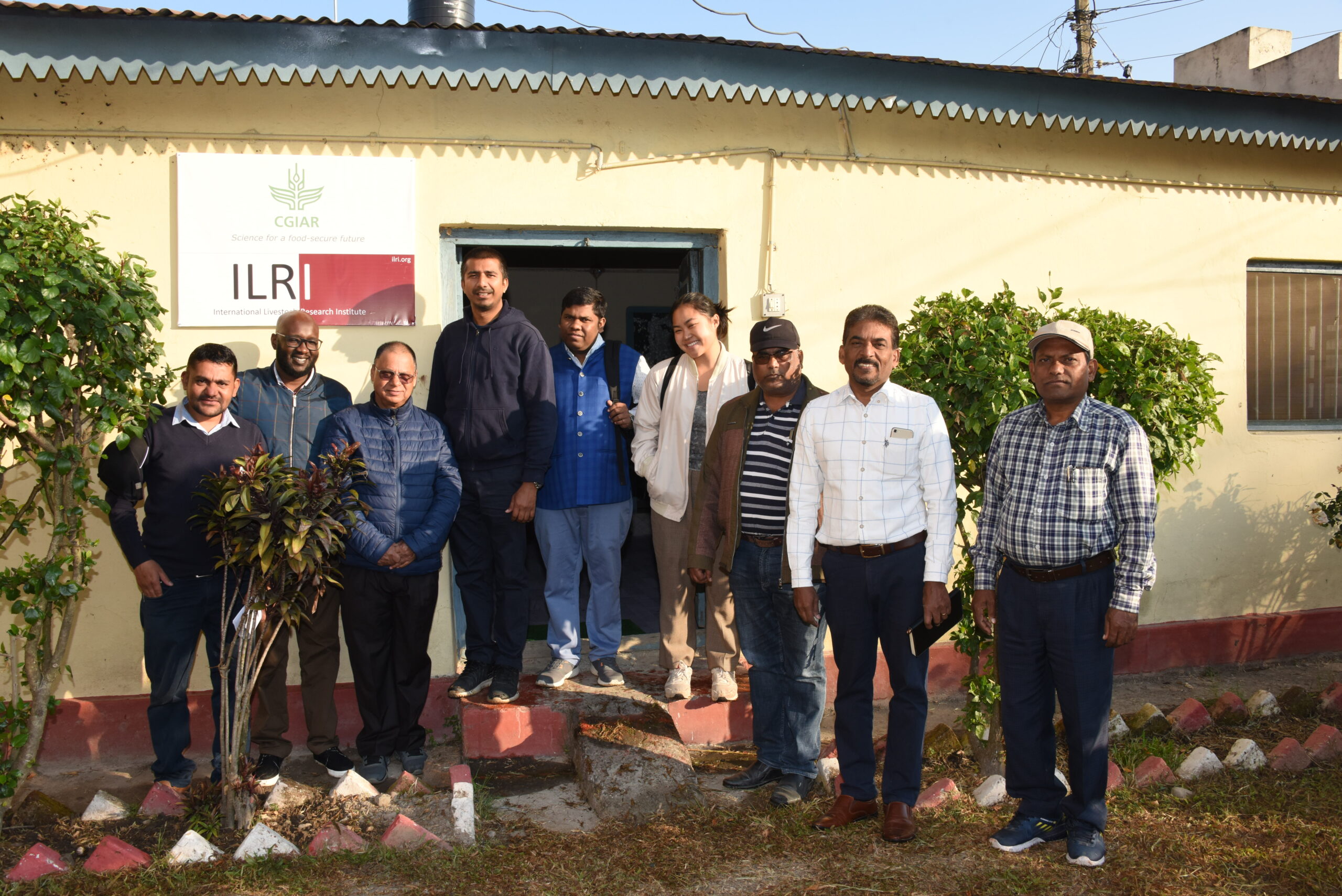 SAPLING Bhaisi team at the ILRI office in Itahari, Nepal (ILRI / Nils Teufel)