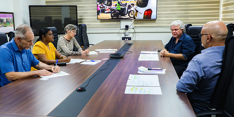 IITA and Gates Foundation teams discussing the potential and scaling of bio-stimulants.