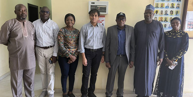 IITA team members with National Agricultural Seeds Council (NASC) and Catholic Relief Services (CRS) colleagues.