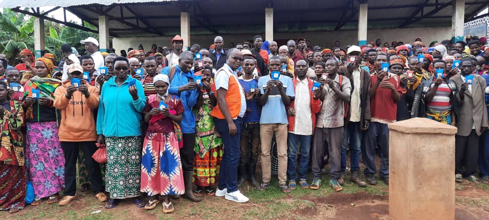 Farmers in Burundi, Kayanza province, Rango Commune received improved seed packs of Musole Bean Variety for trial at the individual farm level.