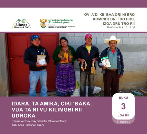 How to develop and manage your own community seed bank Farmers’ handbook Ma’di version