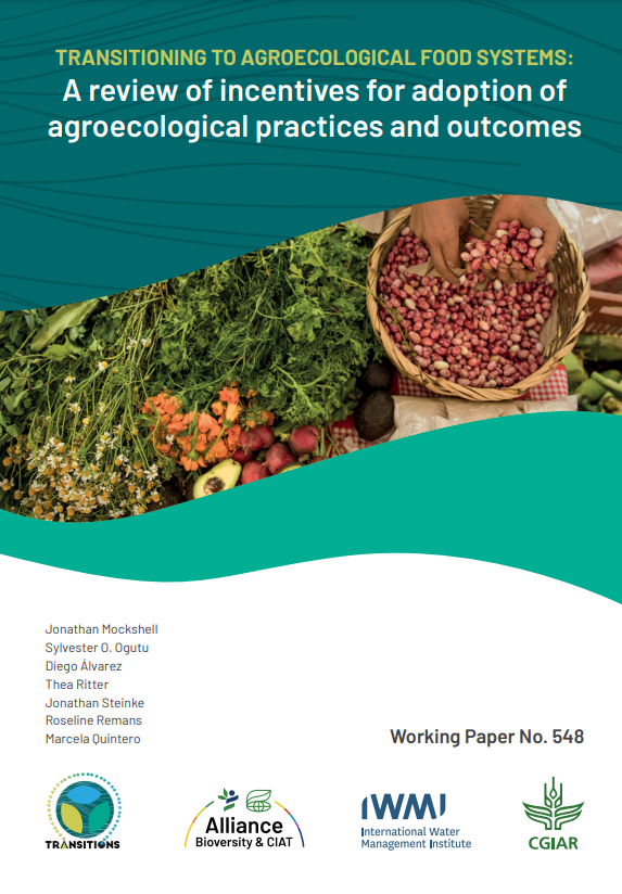 Transitioning to agroecological food systems A review of incentives for adoption of agroecological practices and outcomes