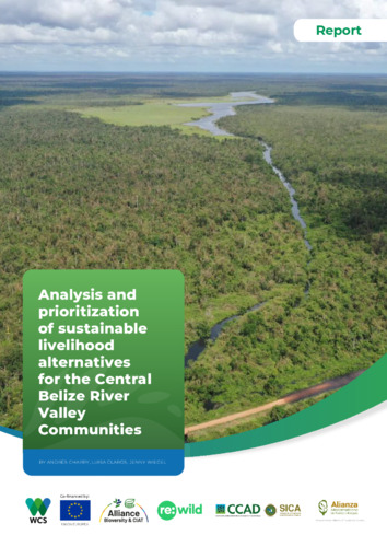 Analysis and prioritization of sustainable livelihood alternatives
