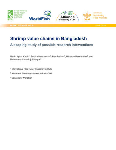 Shrimp value chains in Bangladesh