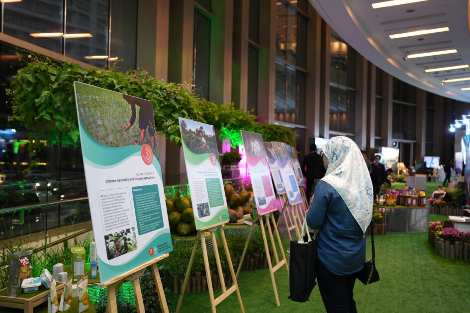 Exhibit about the ASEAN-CGIAR Innovate for Food and Nutrition Security Regional Program