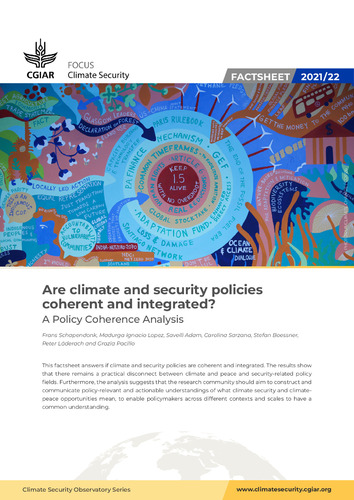 Are climate and security policies coherent and integrated - A Policy Coherence Analysis