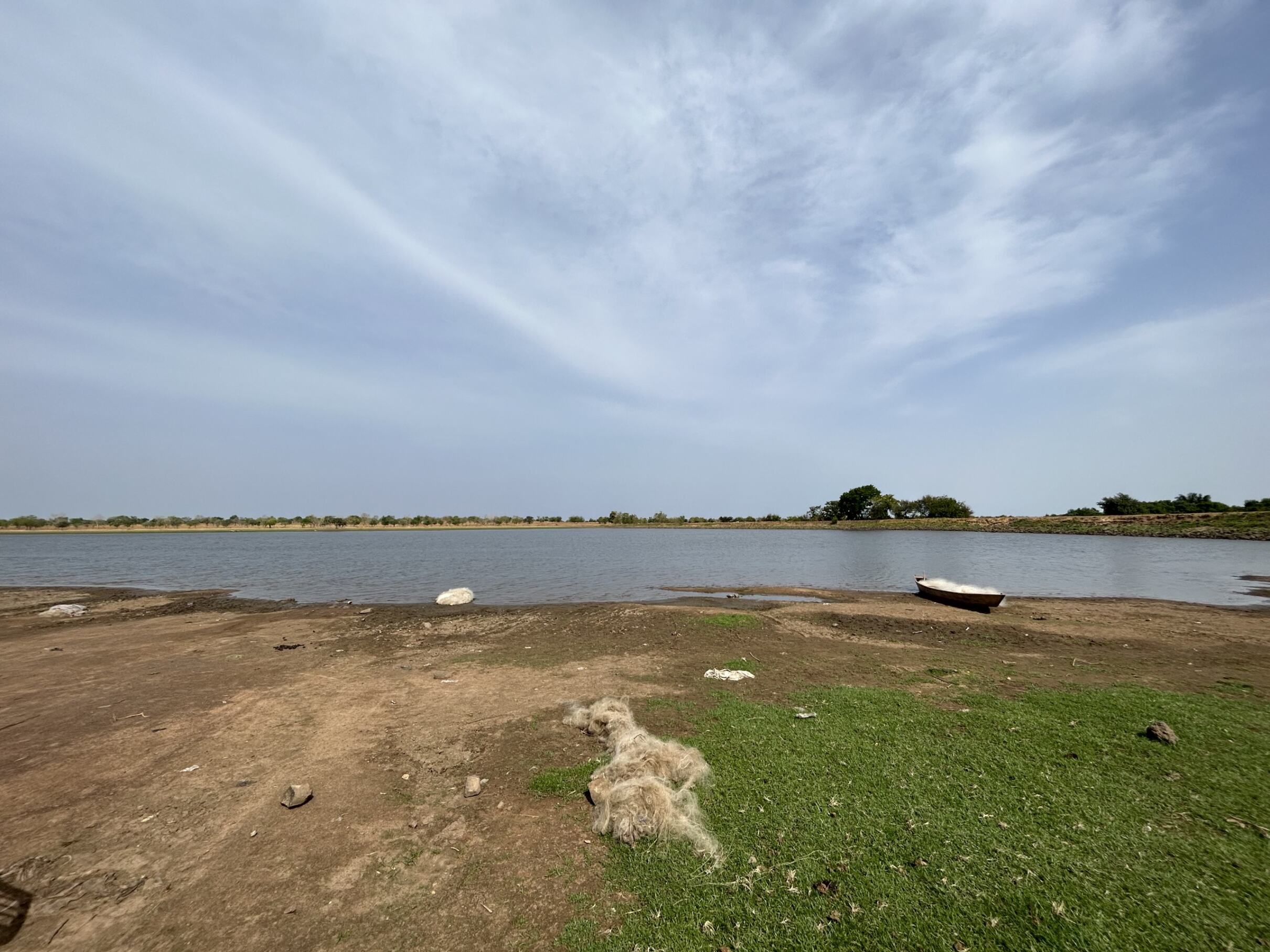 Pilot reservoir in NE Ghana. Photo by Giulia Zane/IWMI.