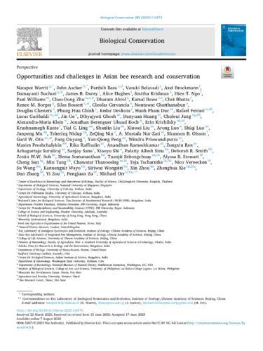 Opportunities and challenges in Asian bee research and conservation