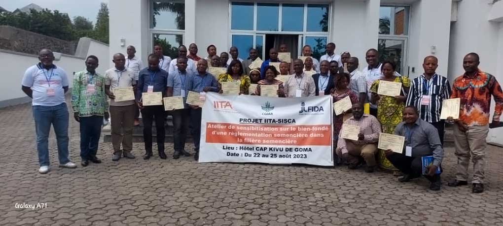 Participants of the awareness workshop on the merits of seed regulations.